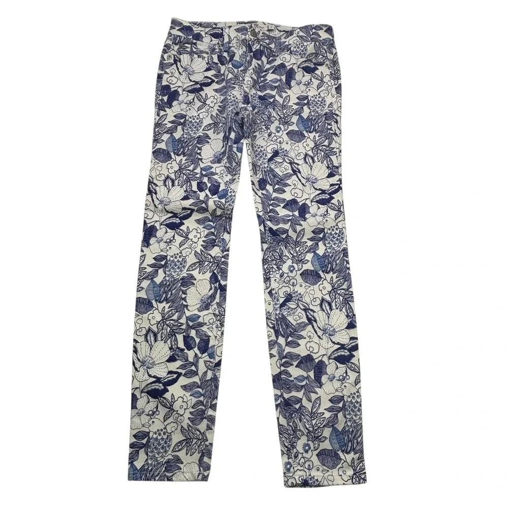 Vineyard Vines Womens Size 6 Skinny Jeans White Cap Cordia Floral Print New NWT‎ - Picture 16 of 16